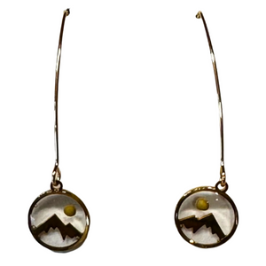 Gold Mustard Seed Earrings