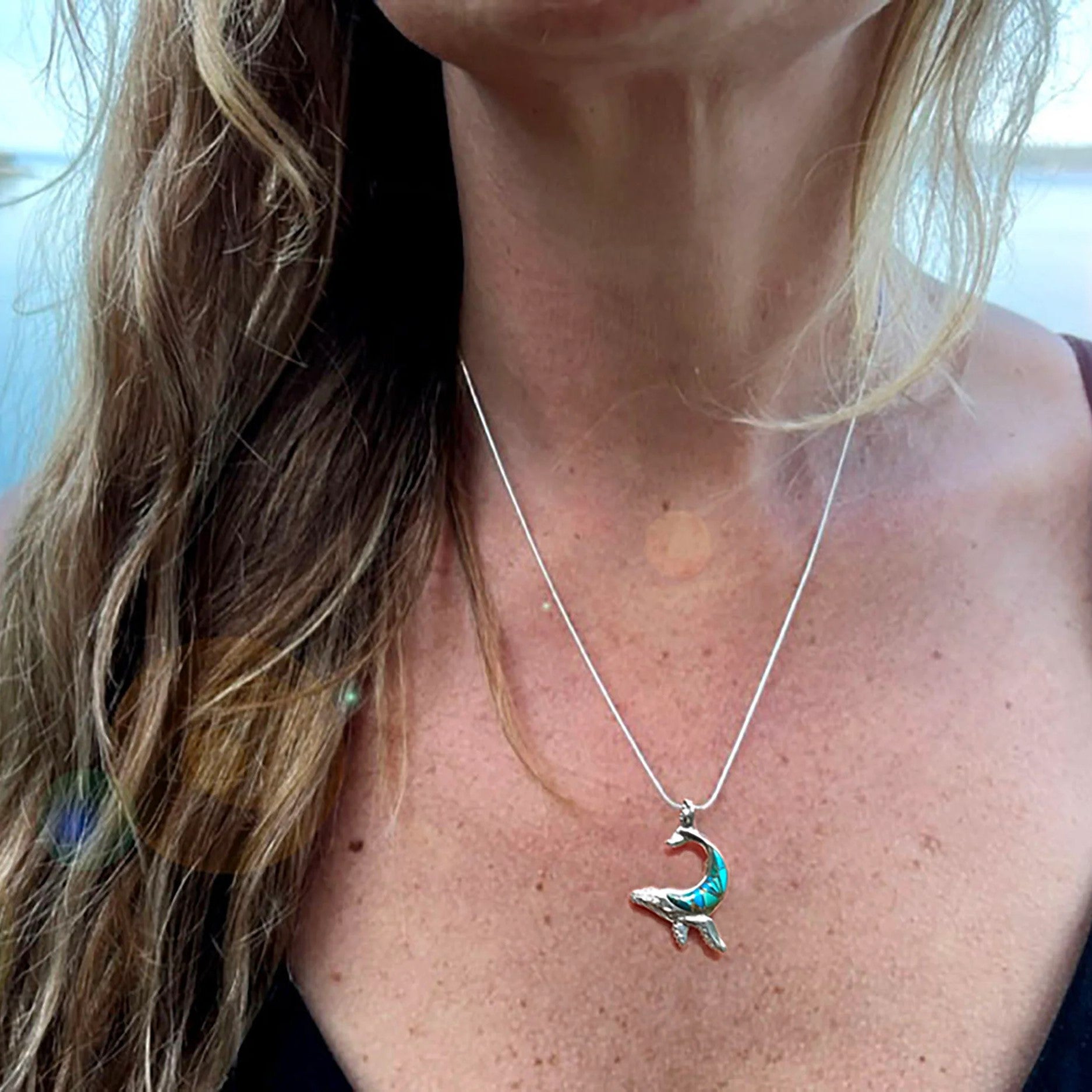 Humpback Inlay Necklace