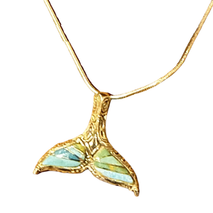 Whale Fluke Inlay Necklace