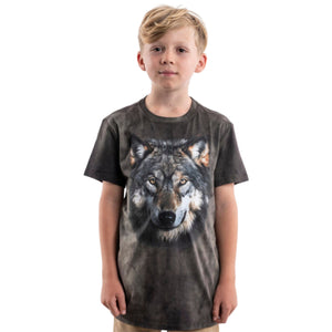 Wolf Face Tee Shirt - Youth