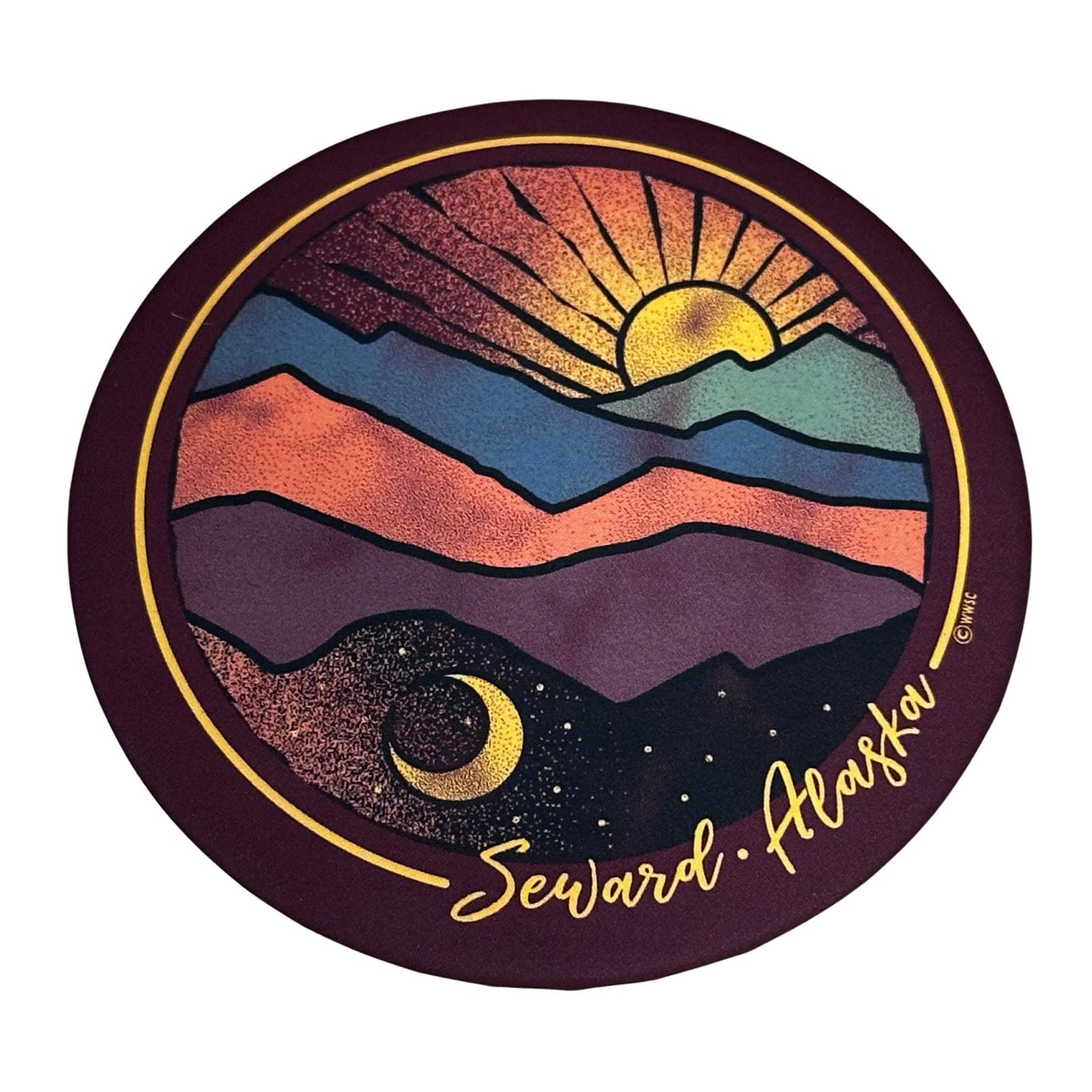 Earth Glow Acrylic Magnet