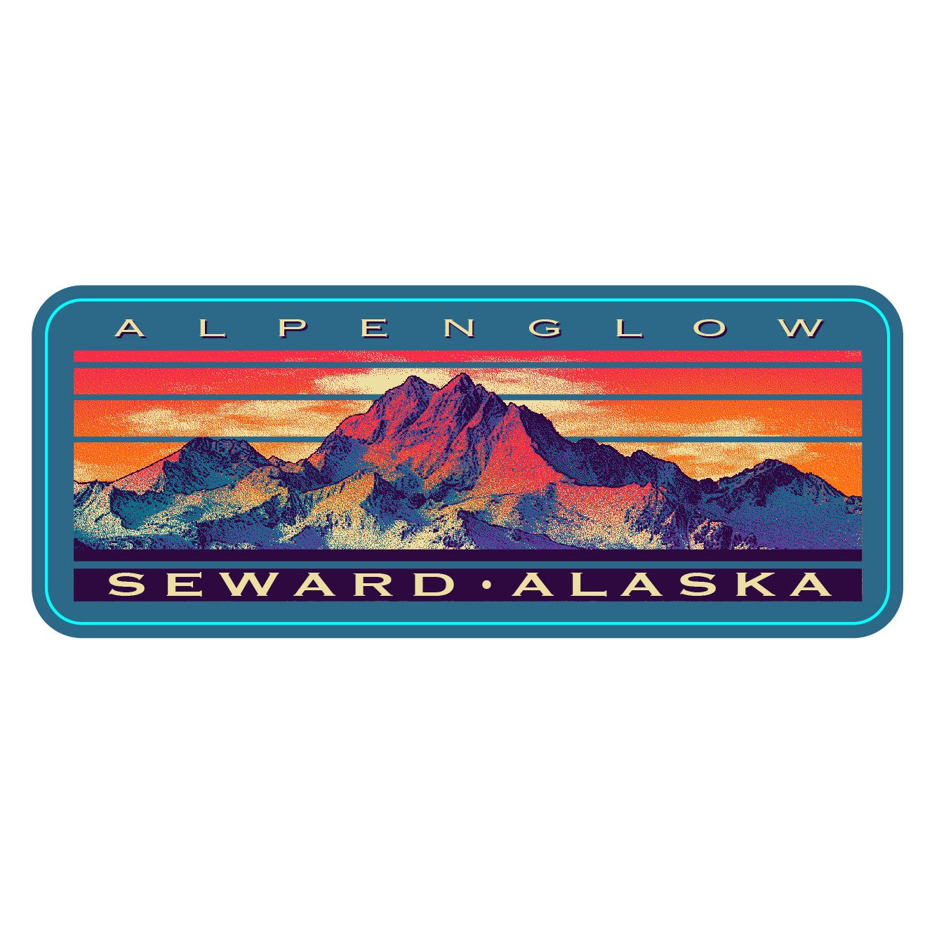 Alpenglow Sticker