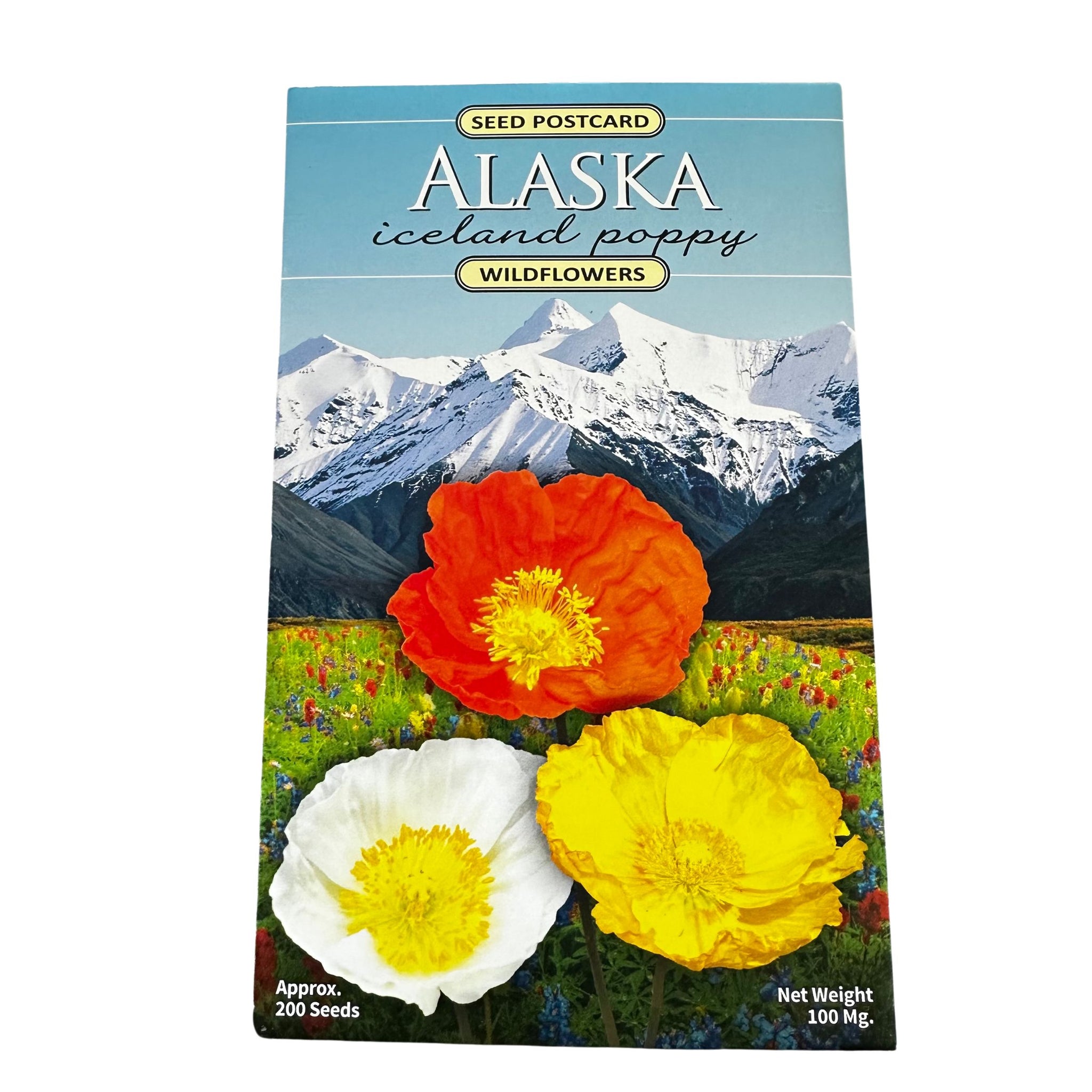 Seed Postcard Alaska Iceland Poppy