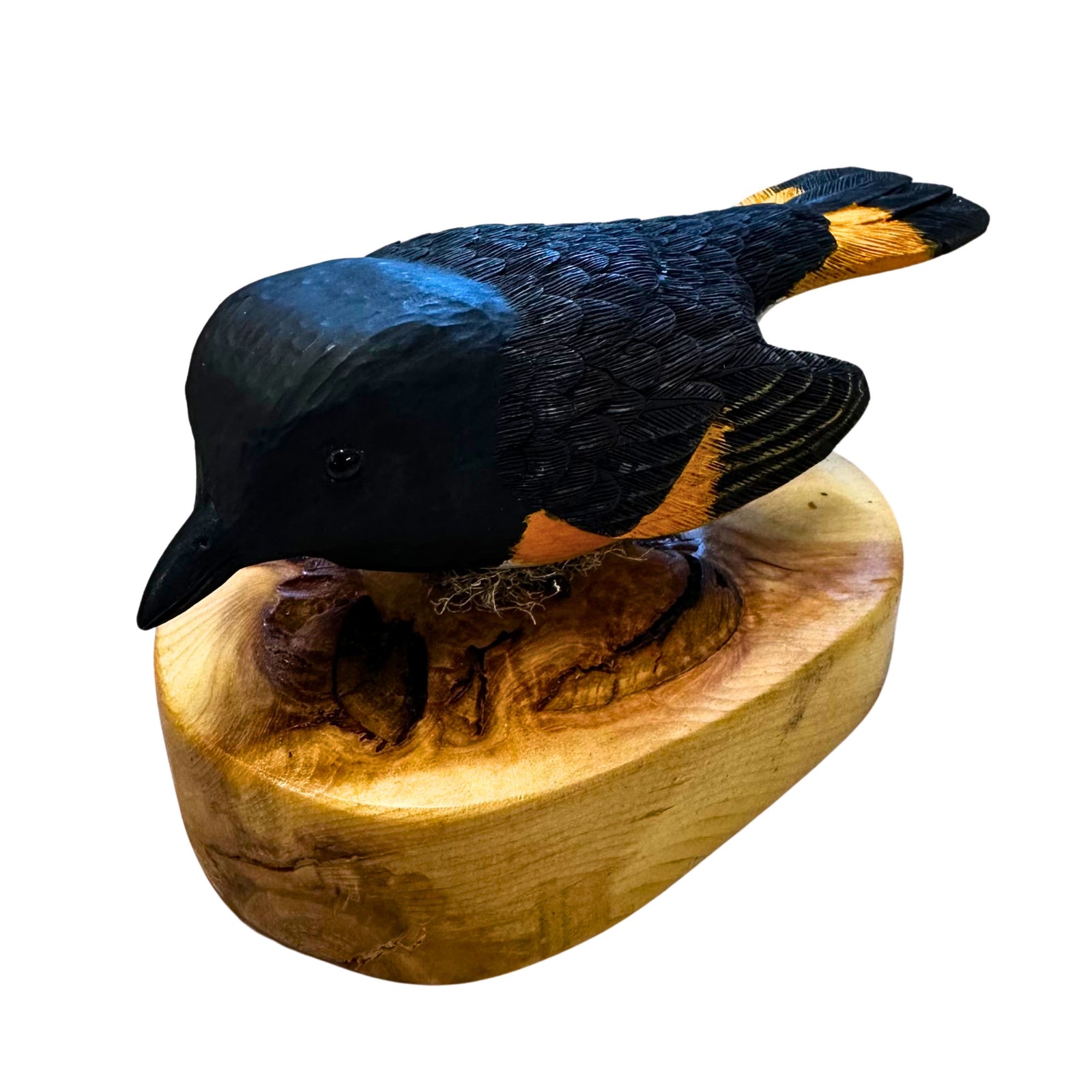 American Redstart Wood Carving