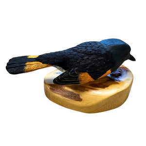 American Redstart Wood Carving