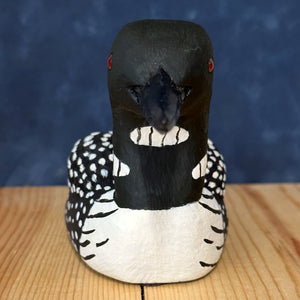 Common Loon Wood Carving