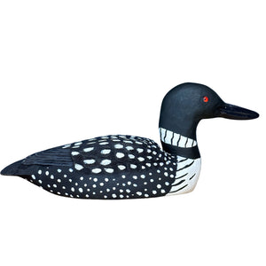 Common Loon Wood Carving