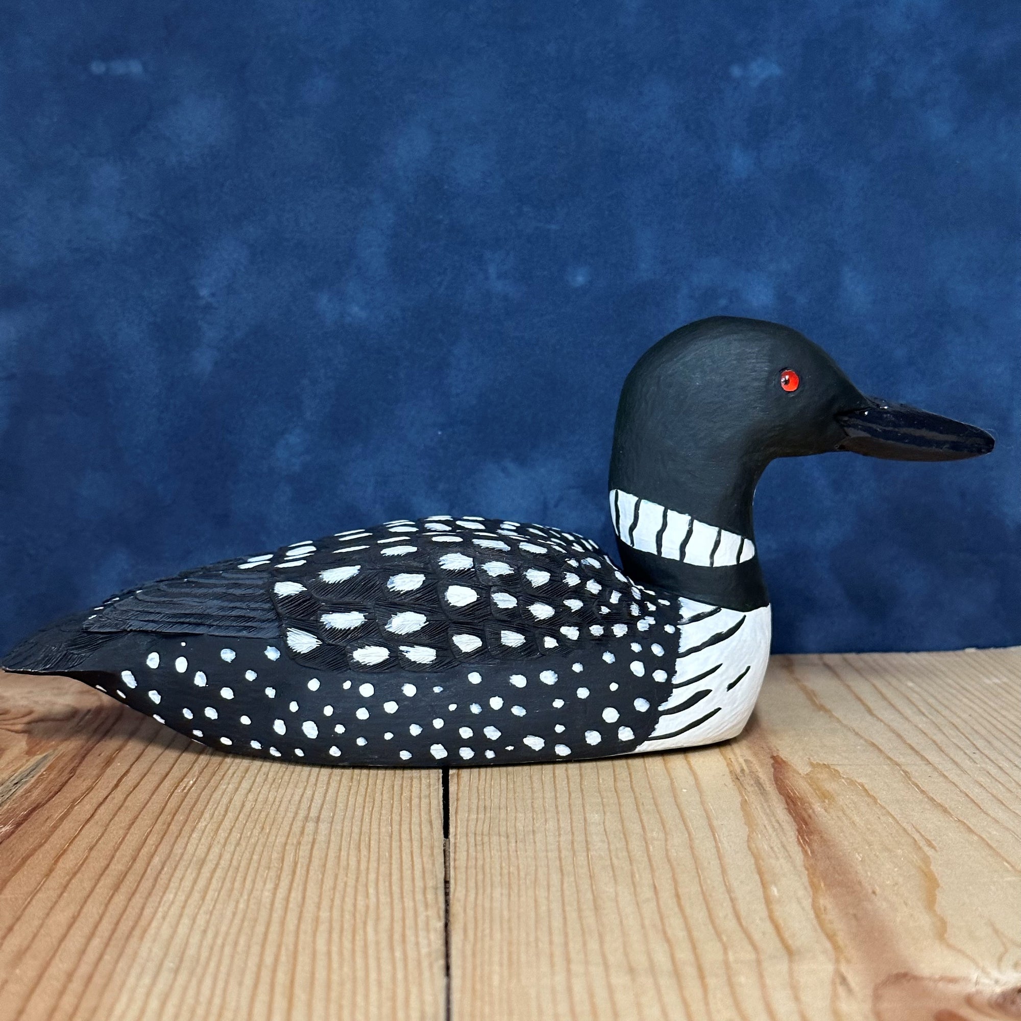 Common Loon Wood Carving