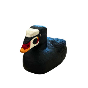 Surf Scoter Wood Carving