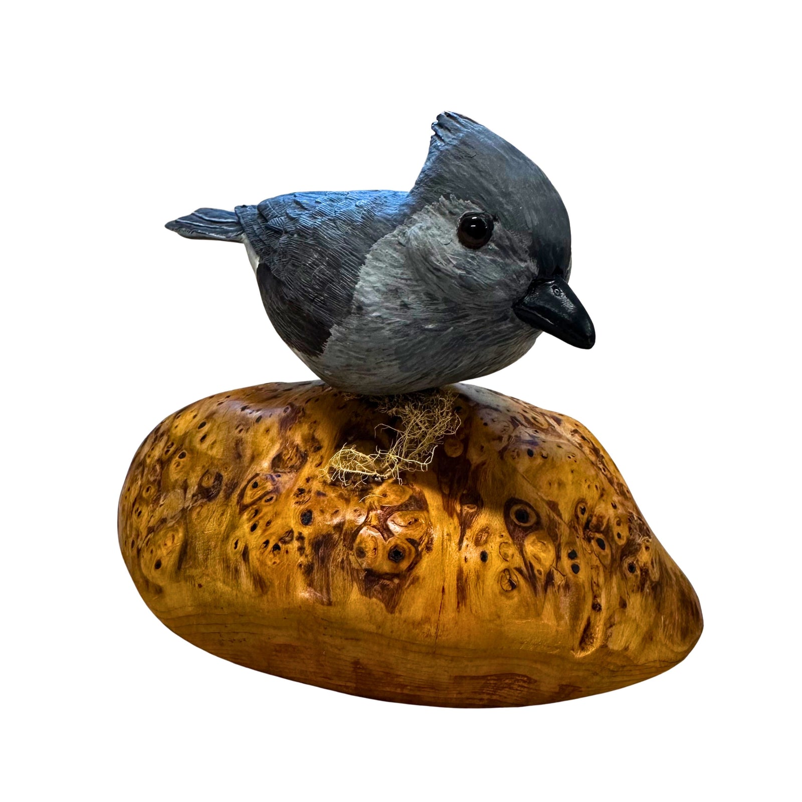 Tufted Titmouse Wood Carving