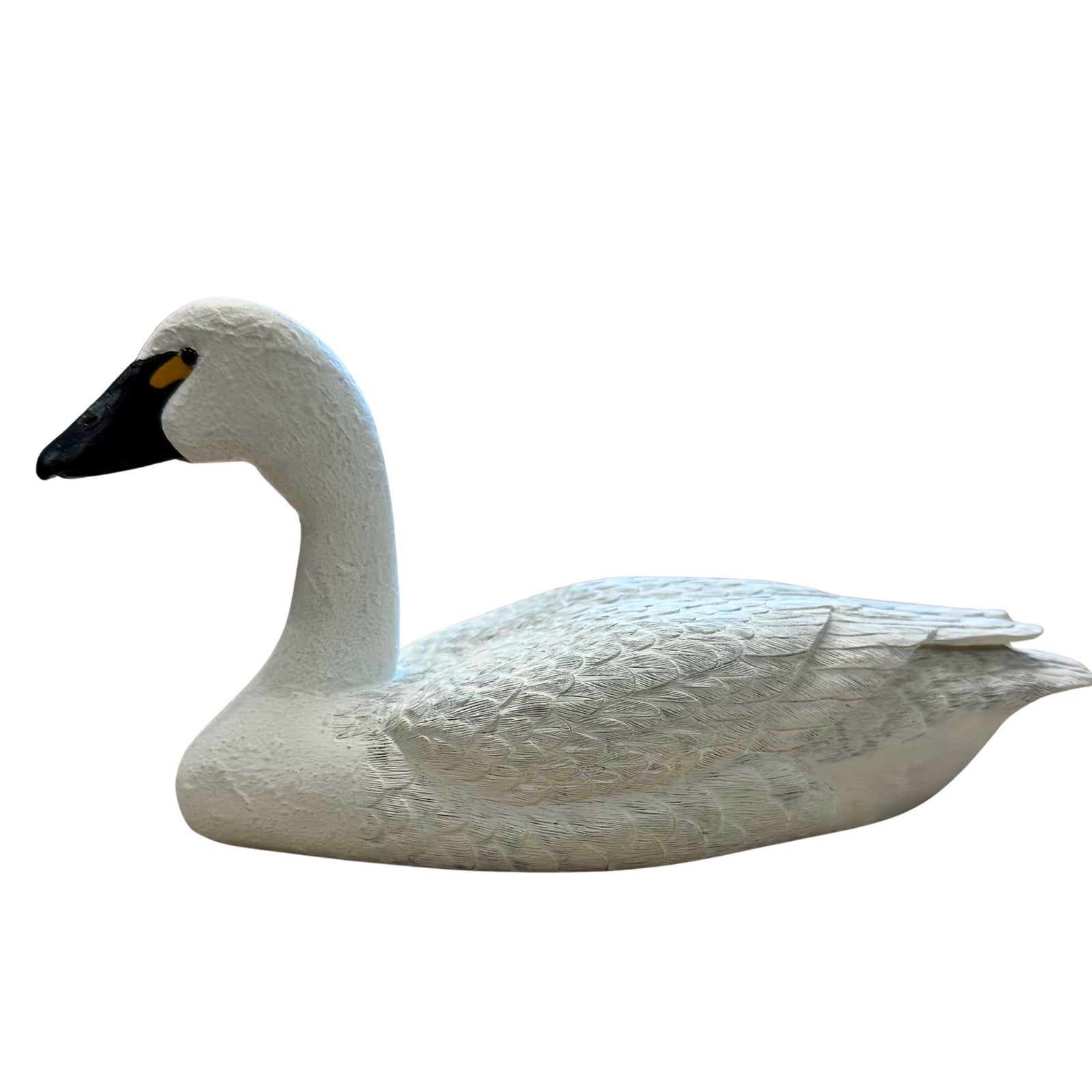 Tundra Swan Wood Carving