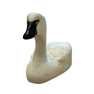 Tundra Swan Wood Carving