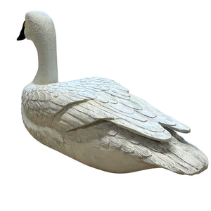 Tundra Swan Wood Carving