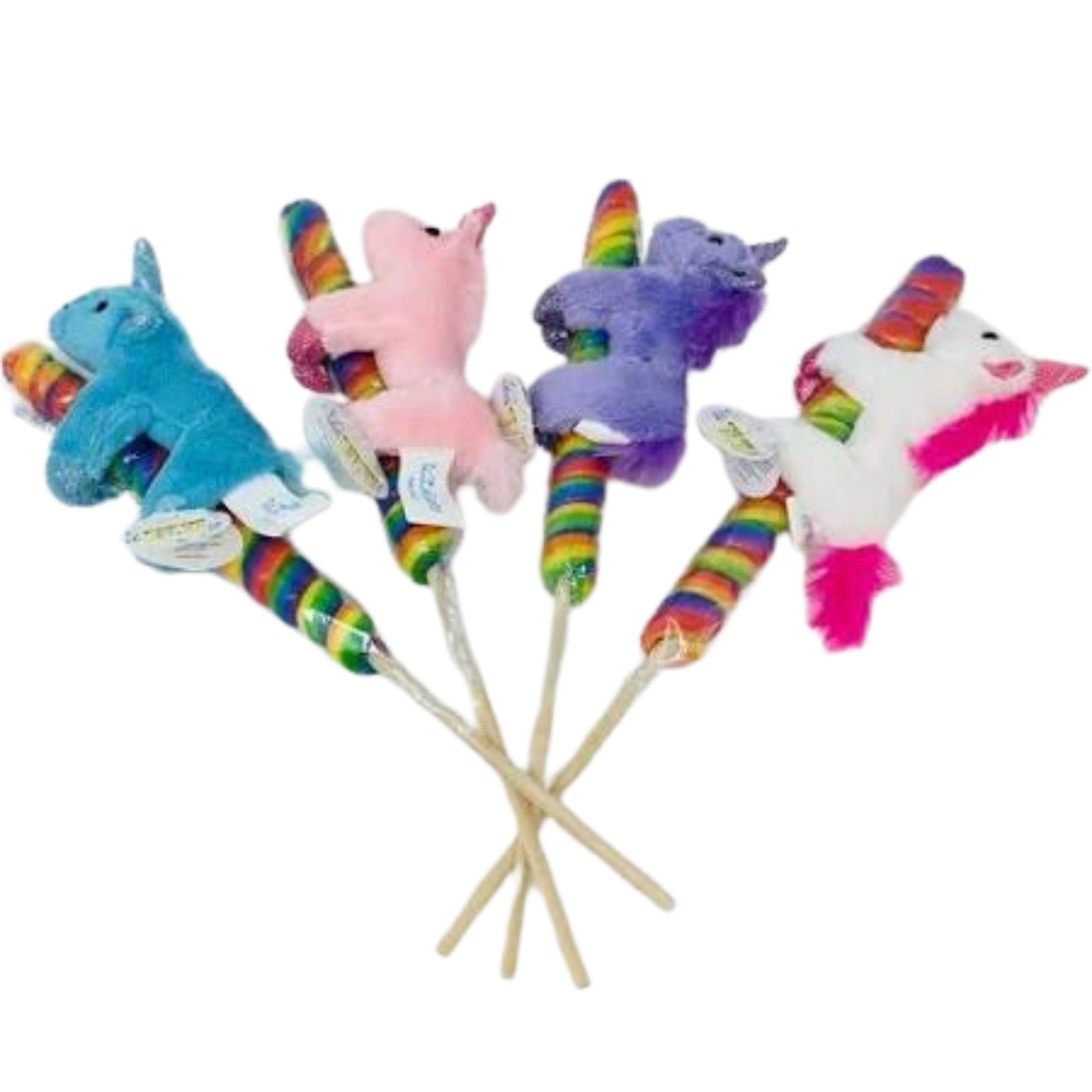 Unicorn Plush With 5" Lollipop