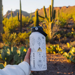 National Parks of the USA Water Bottle