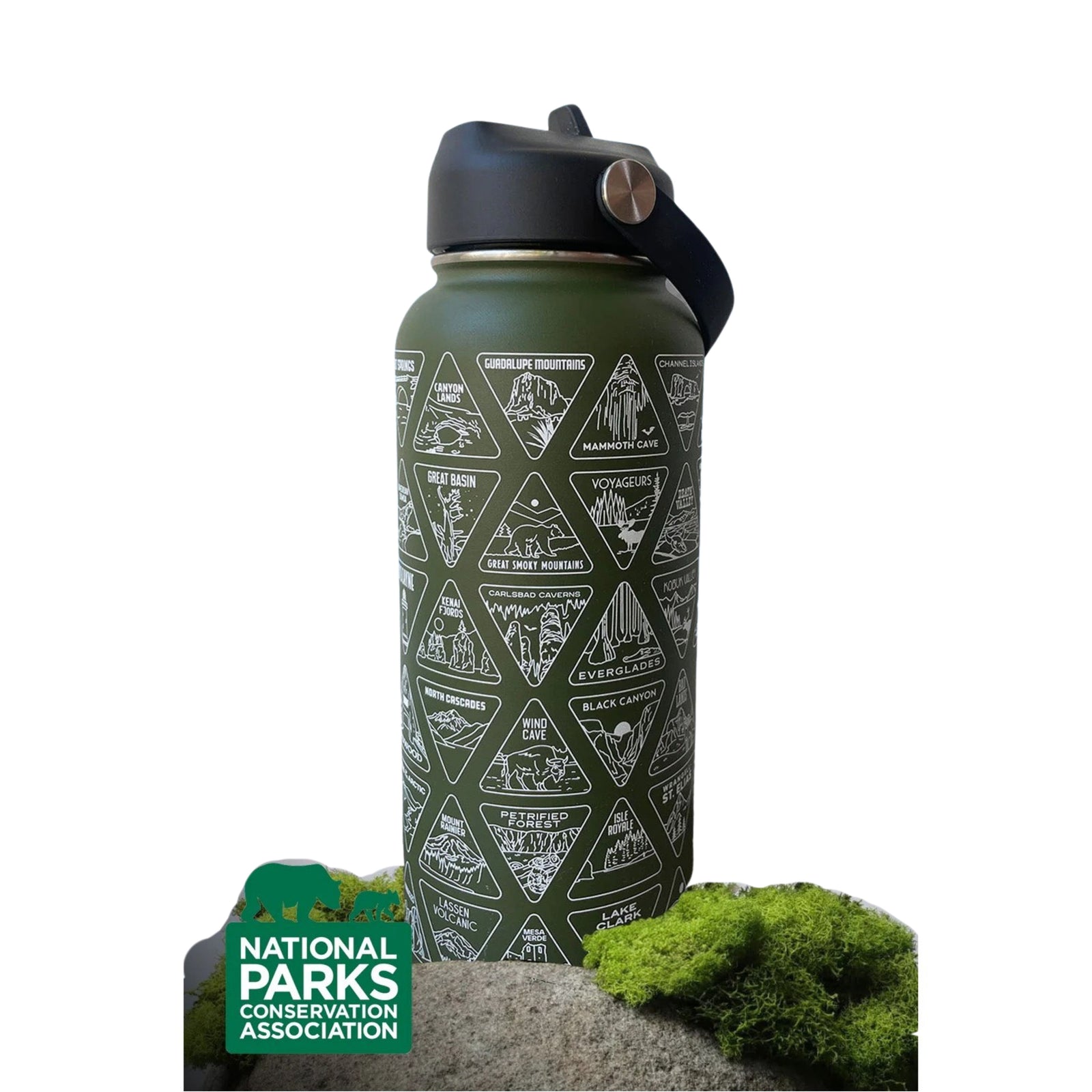 The Original Parks of the USA Bucket List Bottle - Forest
