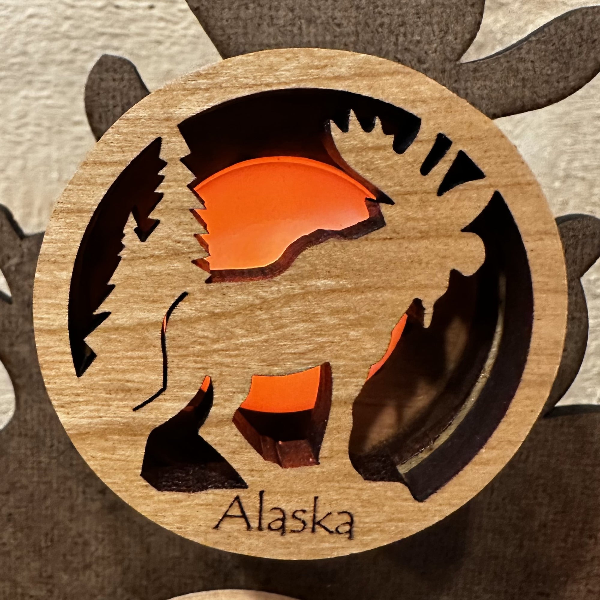 Alaska Moose Glow Light