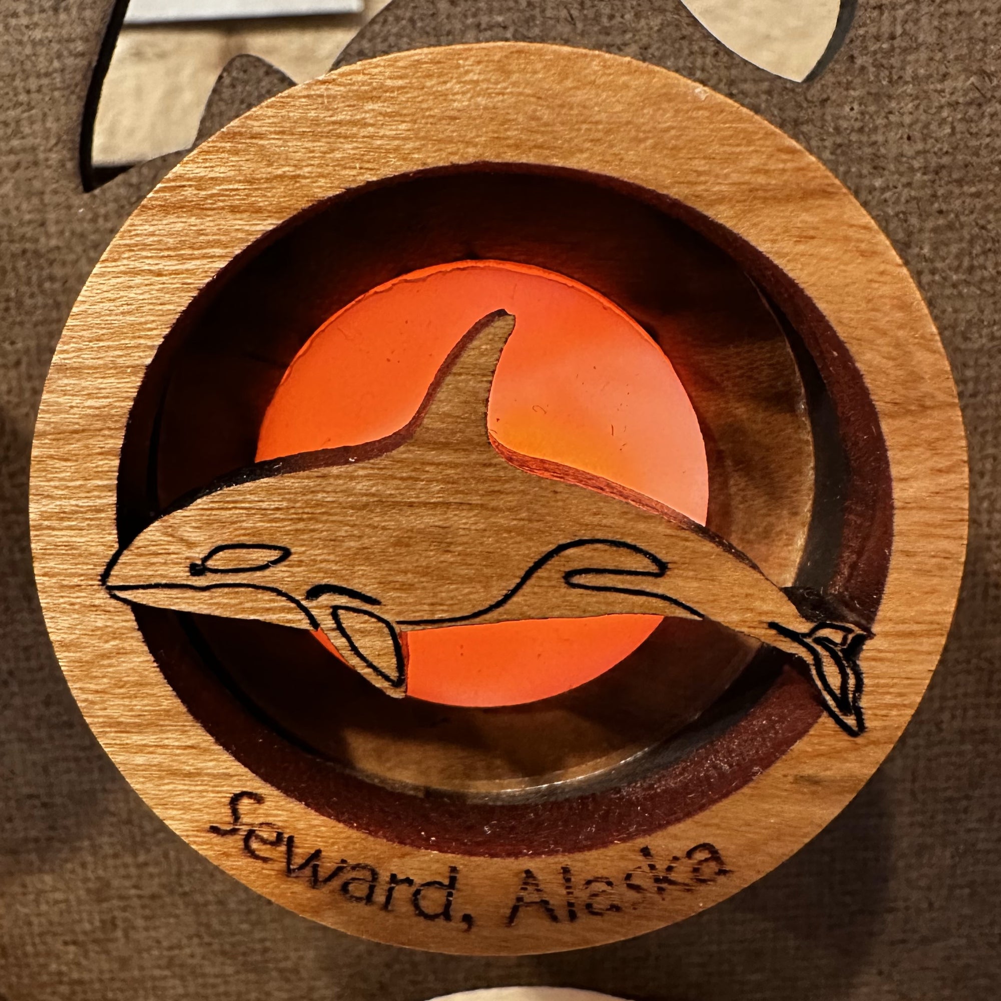Seward AK Orca Glow Light