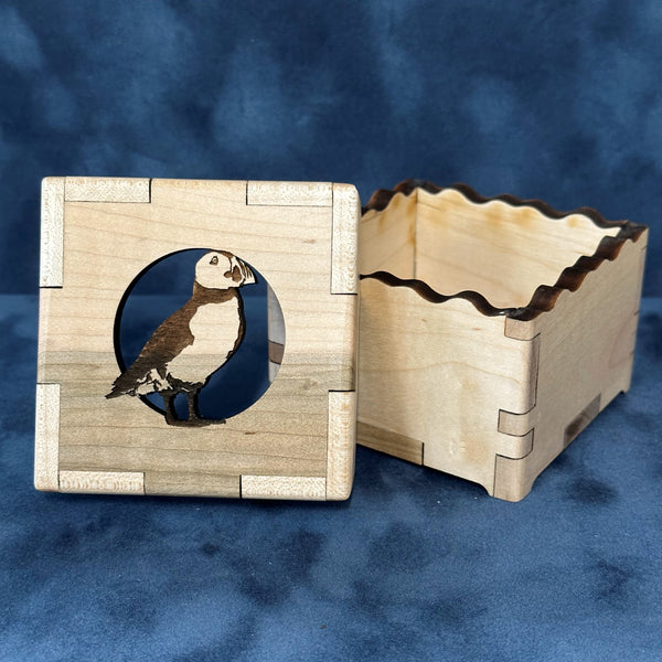 InLay Wood Box Forests, Tides, and Treasures