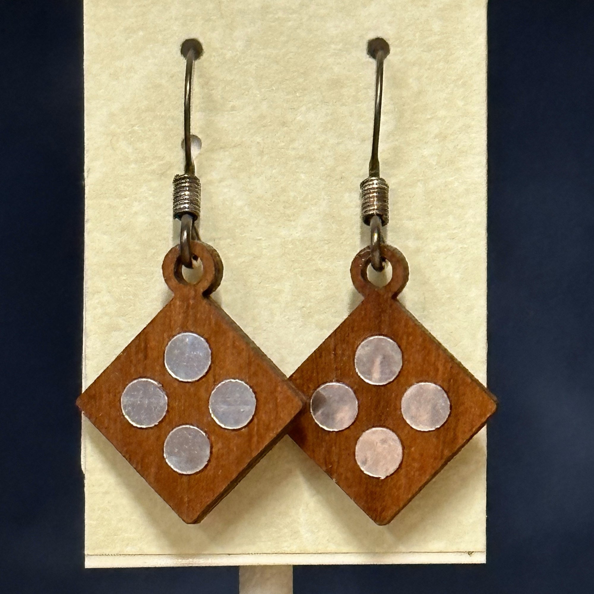 Dice Twig Earrings