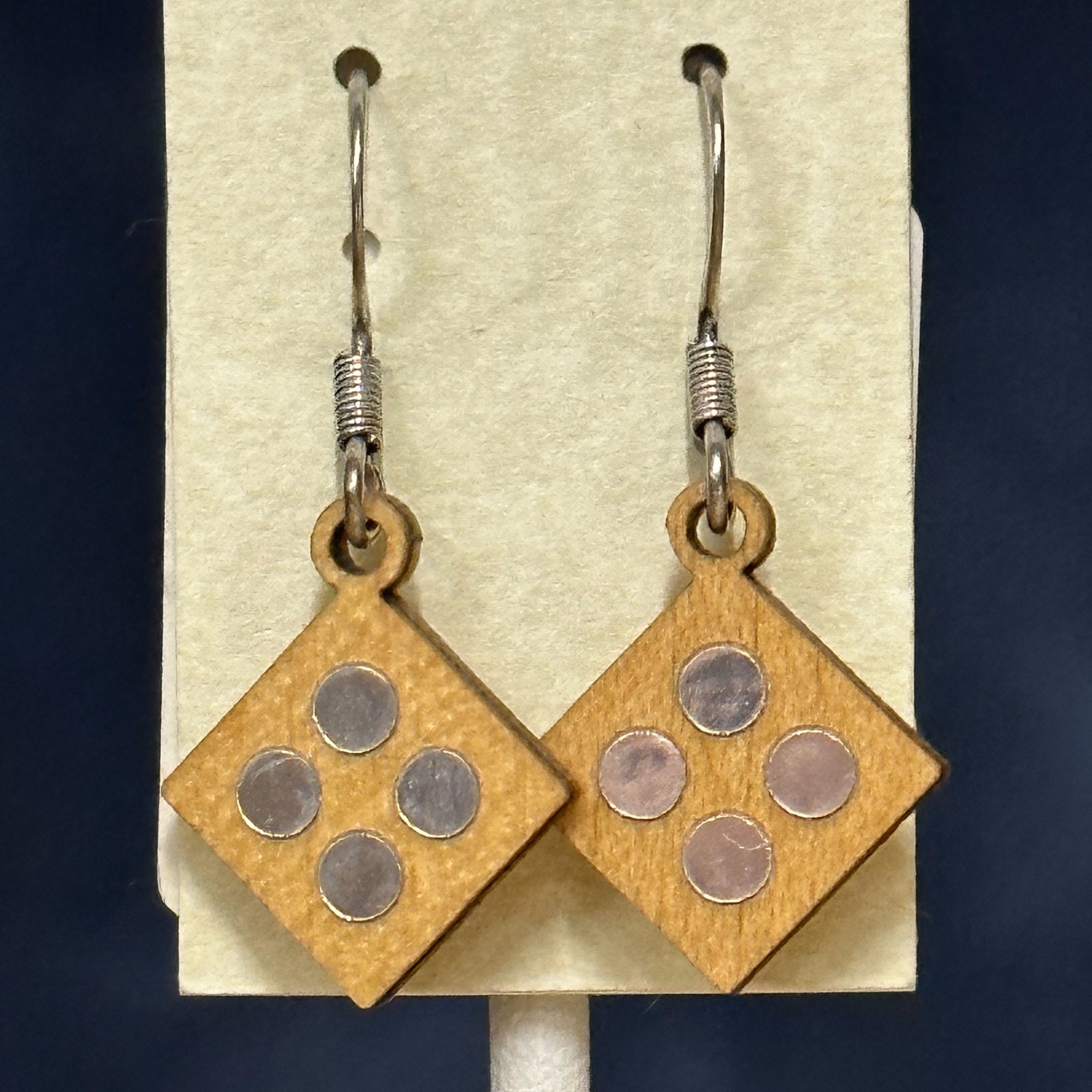 Dice Twig Earrings