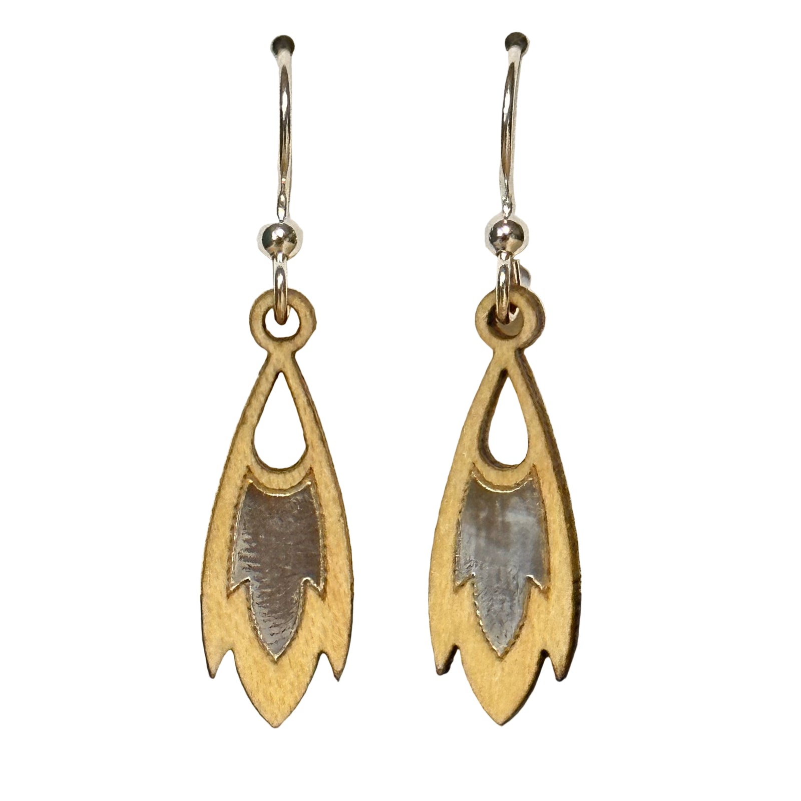 Southwest Drop Twig Earrings