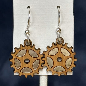 Steampunk Twig Earrings