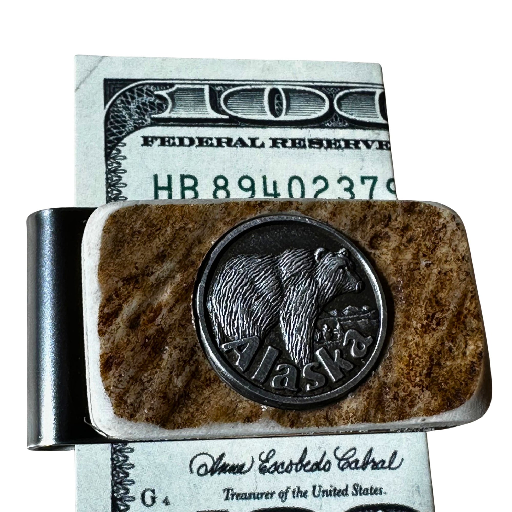 Moose Antler Money Clip