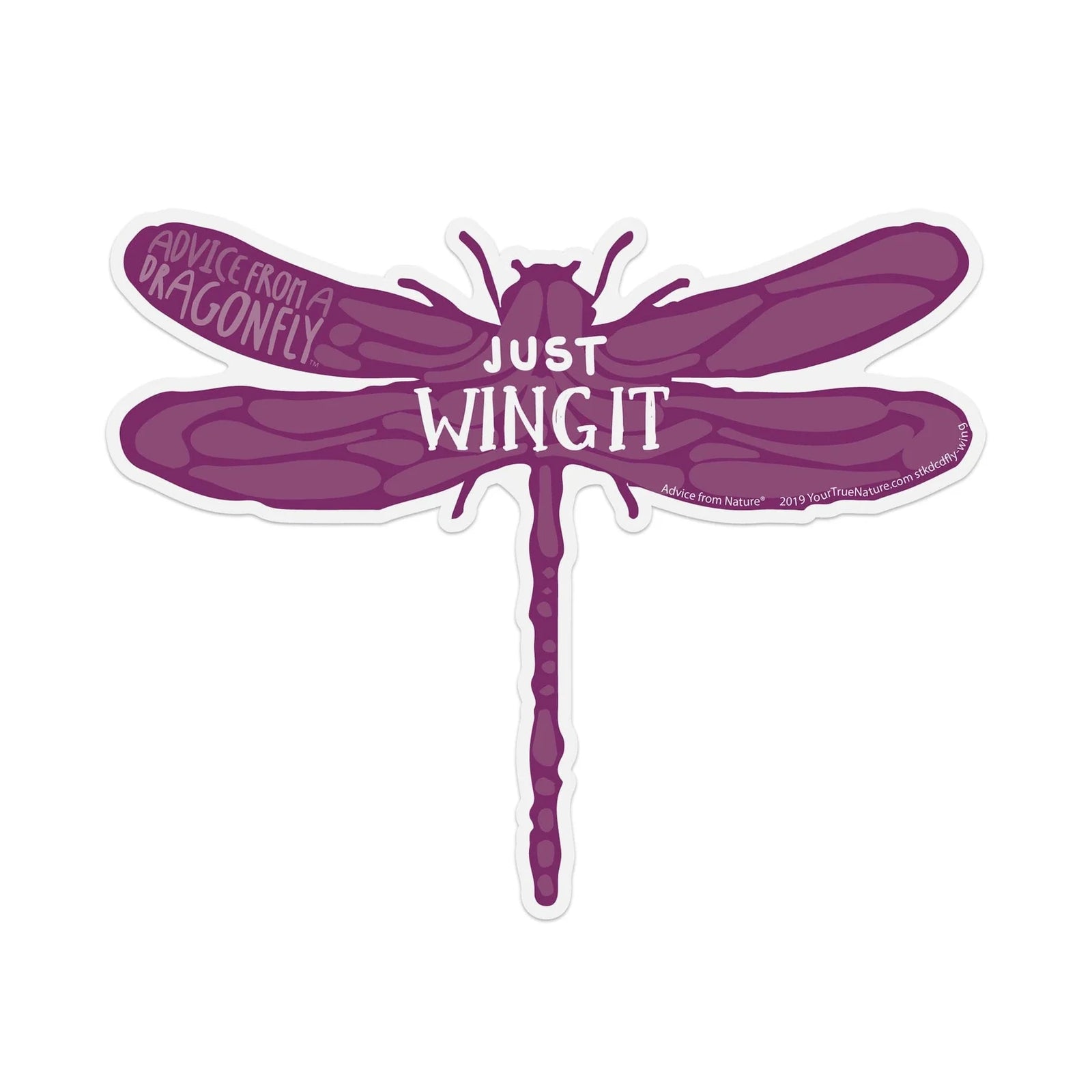 Advice from a Dragonfly Sticker