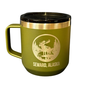 Circle Moose Coffee Mug 16oz