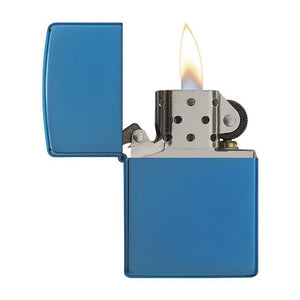 Classic High Polish Blue Lighter
