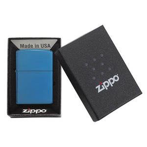 Classic High Polish Blue Lighter