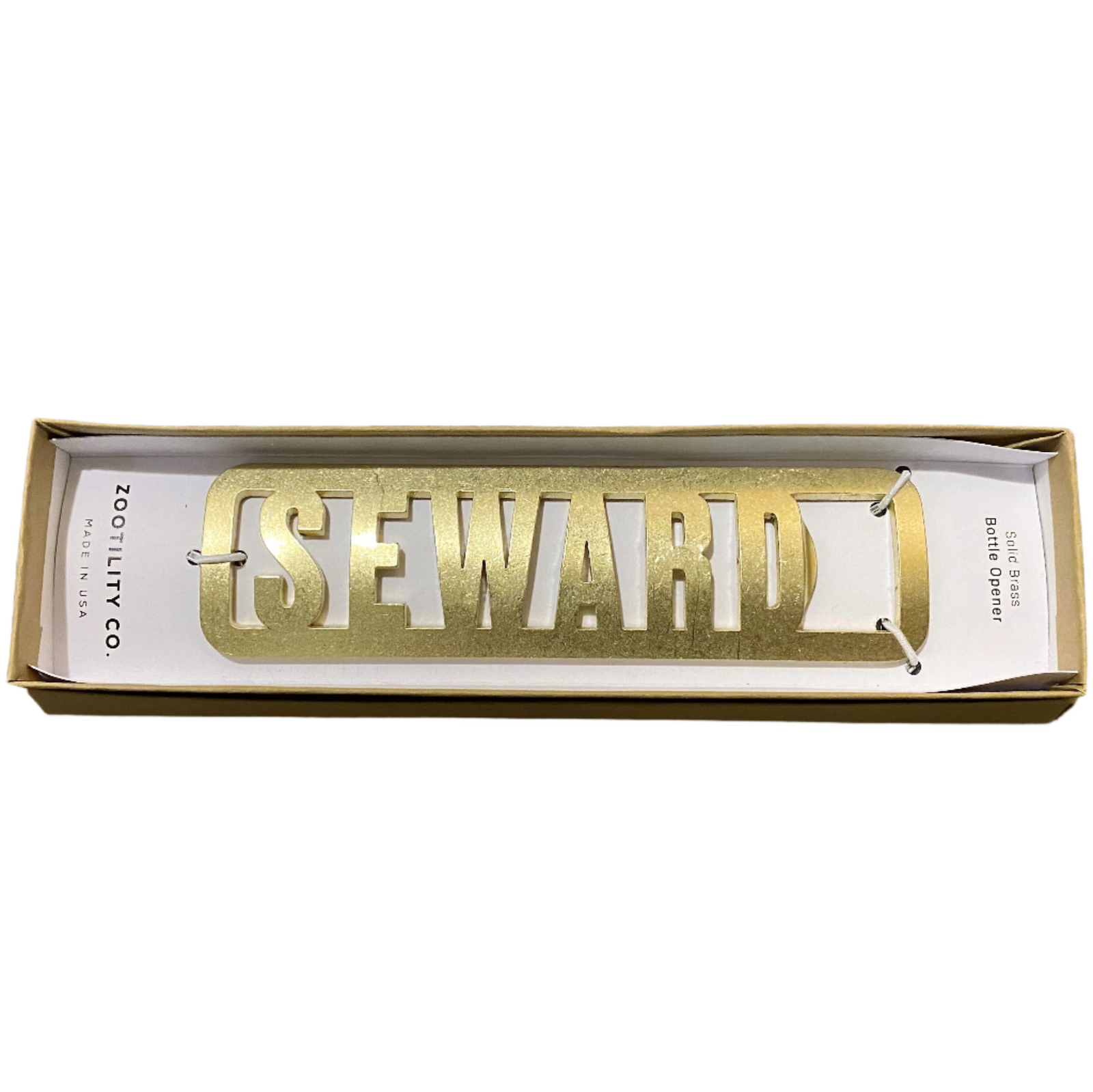 Brass Seward Bottle Opener