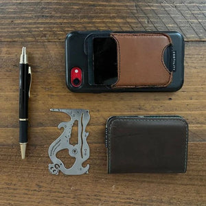 Leather Phone Wallet - Magnetic