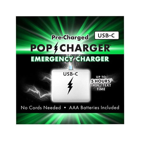 Pre-charged Pop Charger for USB-C
