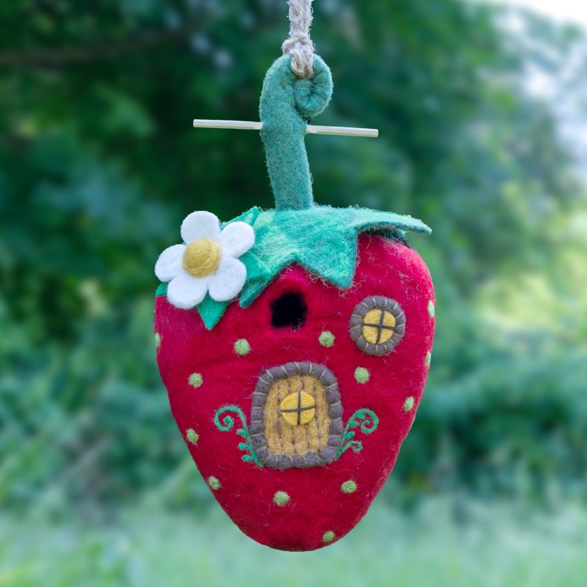 Hand Felted Birdhouse