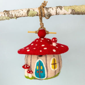 Hand Felted Birdhouse