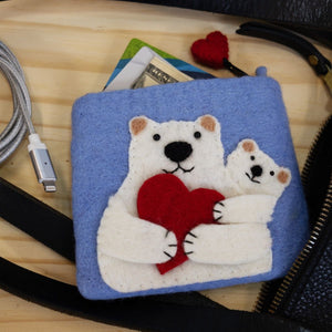 Hand Felted Coin Purse
