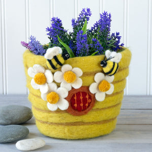 Hand Felted Planter