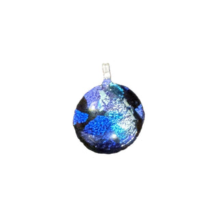 Sand Pebble Pendant - Sea Blue