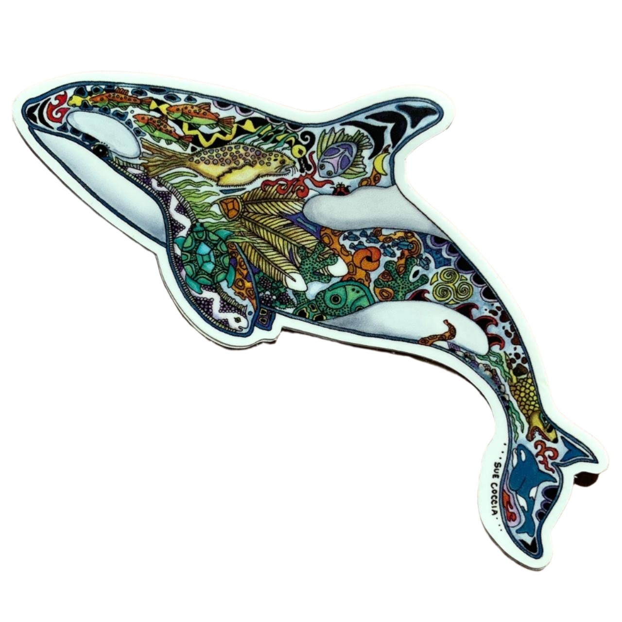 Sue Coccia Granny Orca Stickers
