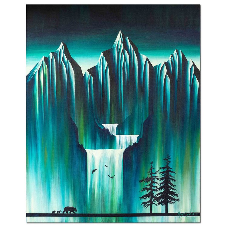 Circle of Life Framed Canvas Print