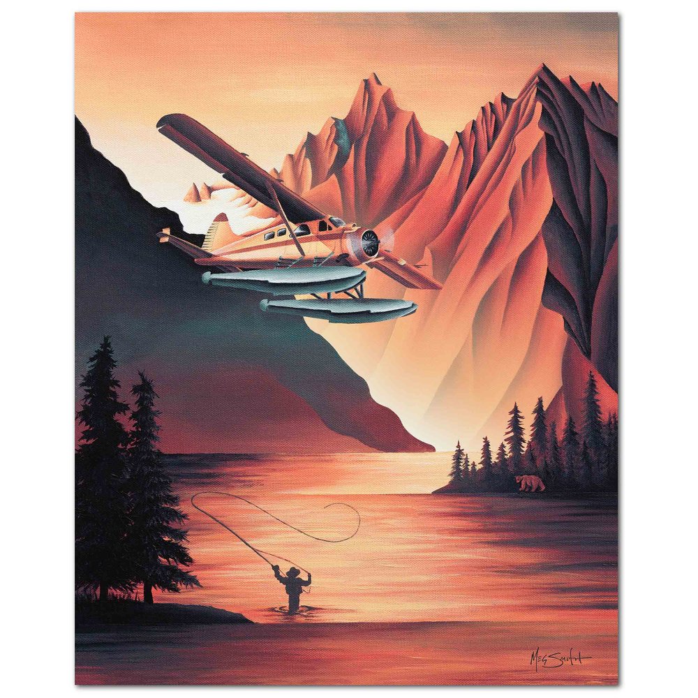 Fly On Framed Canvas Print
