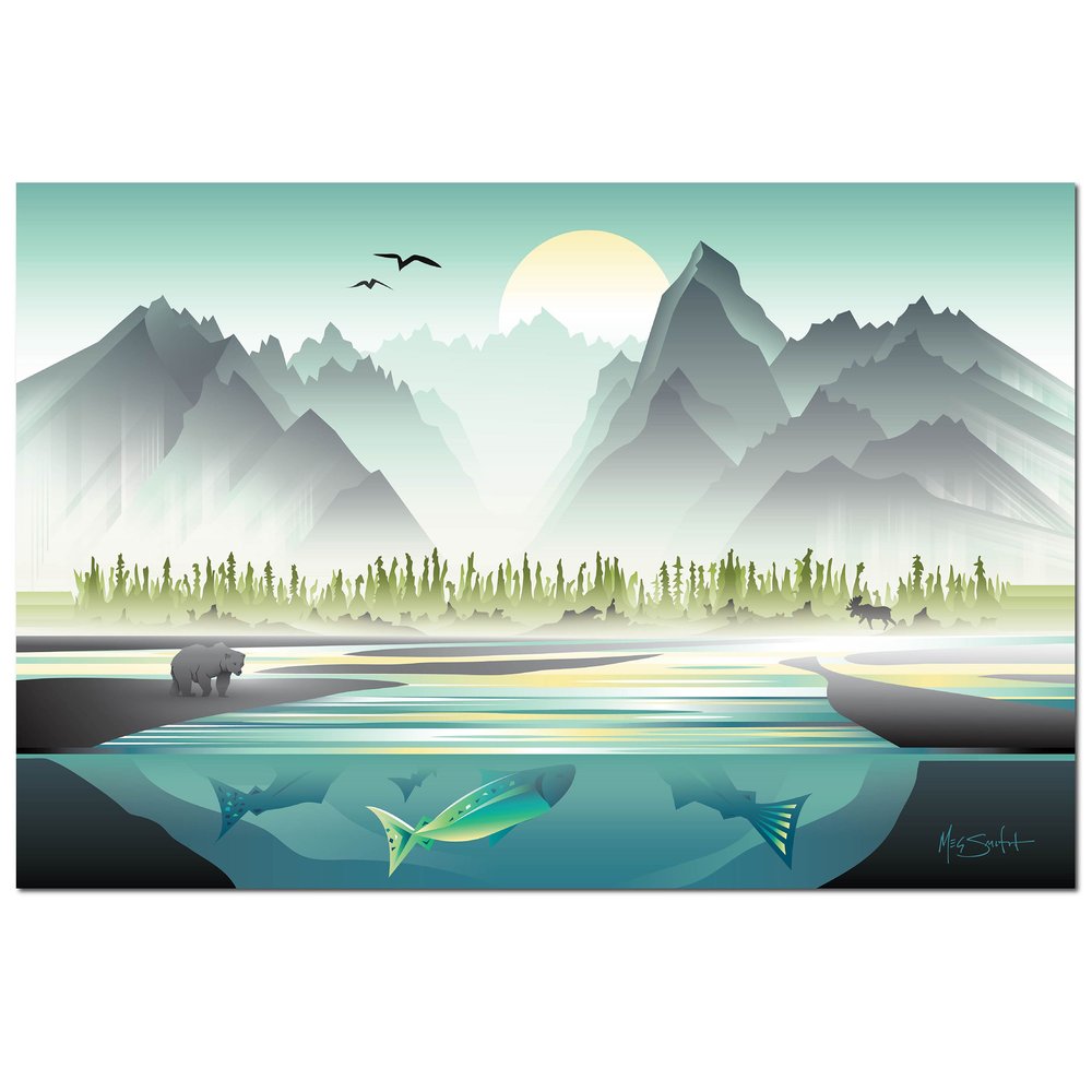 Revelation Framed Canvas Print