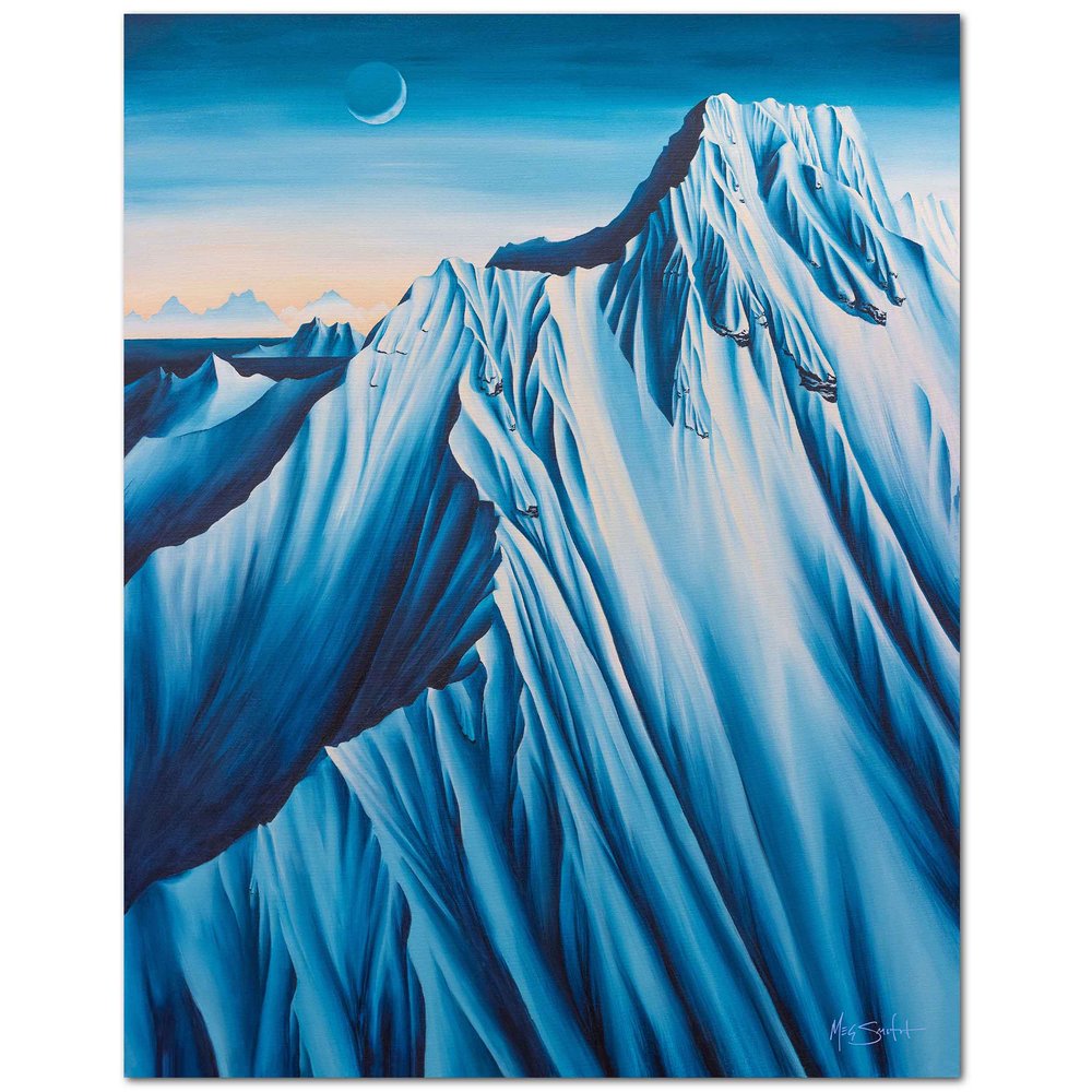 The First Light Framed Canvas Print