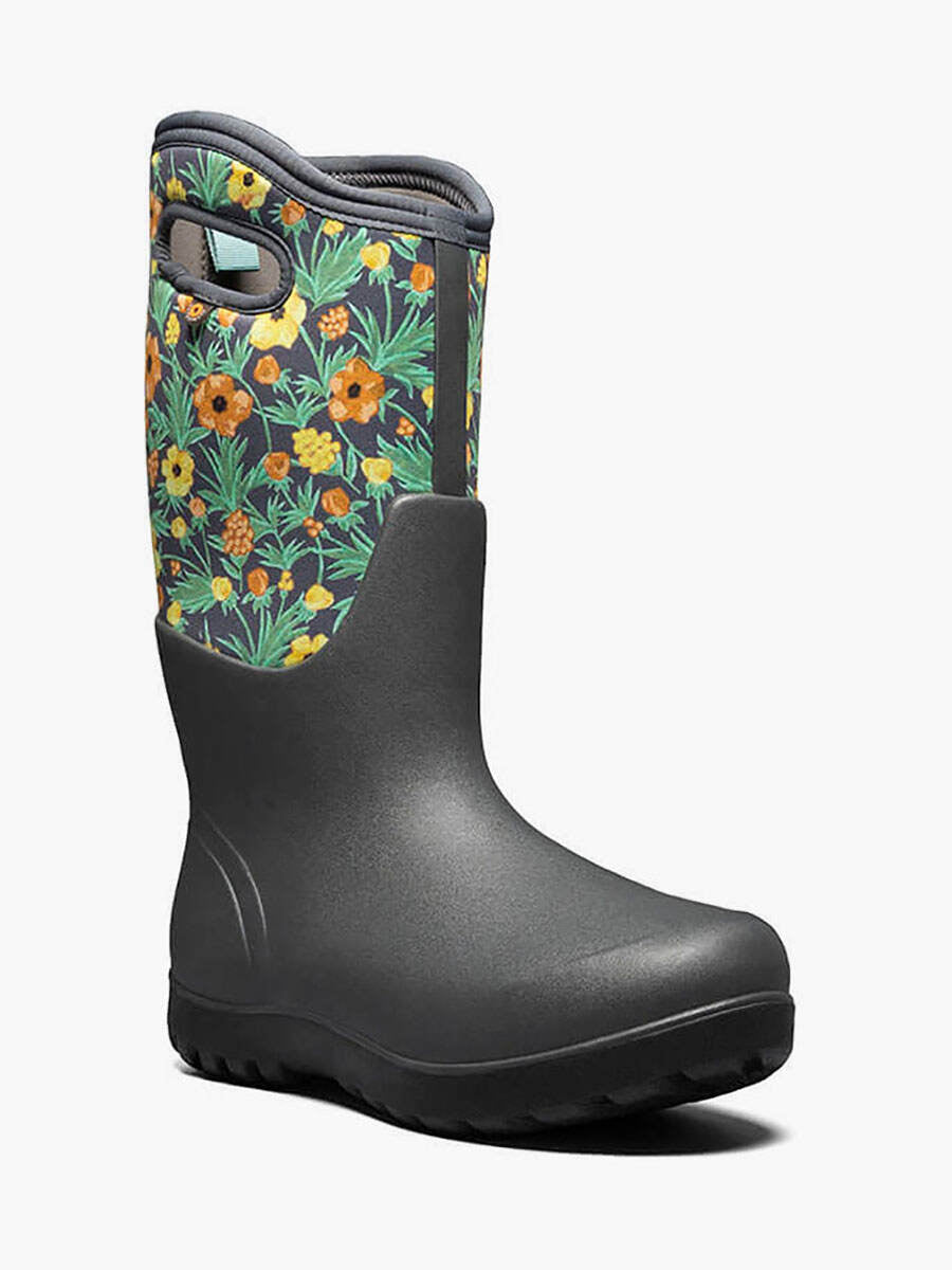 Neo-Classic Tall Vine Floral Winter Womens Boot