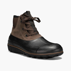 Casual Lace Boots Dark Brown - Mens
