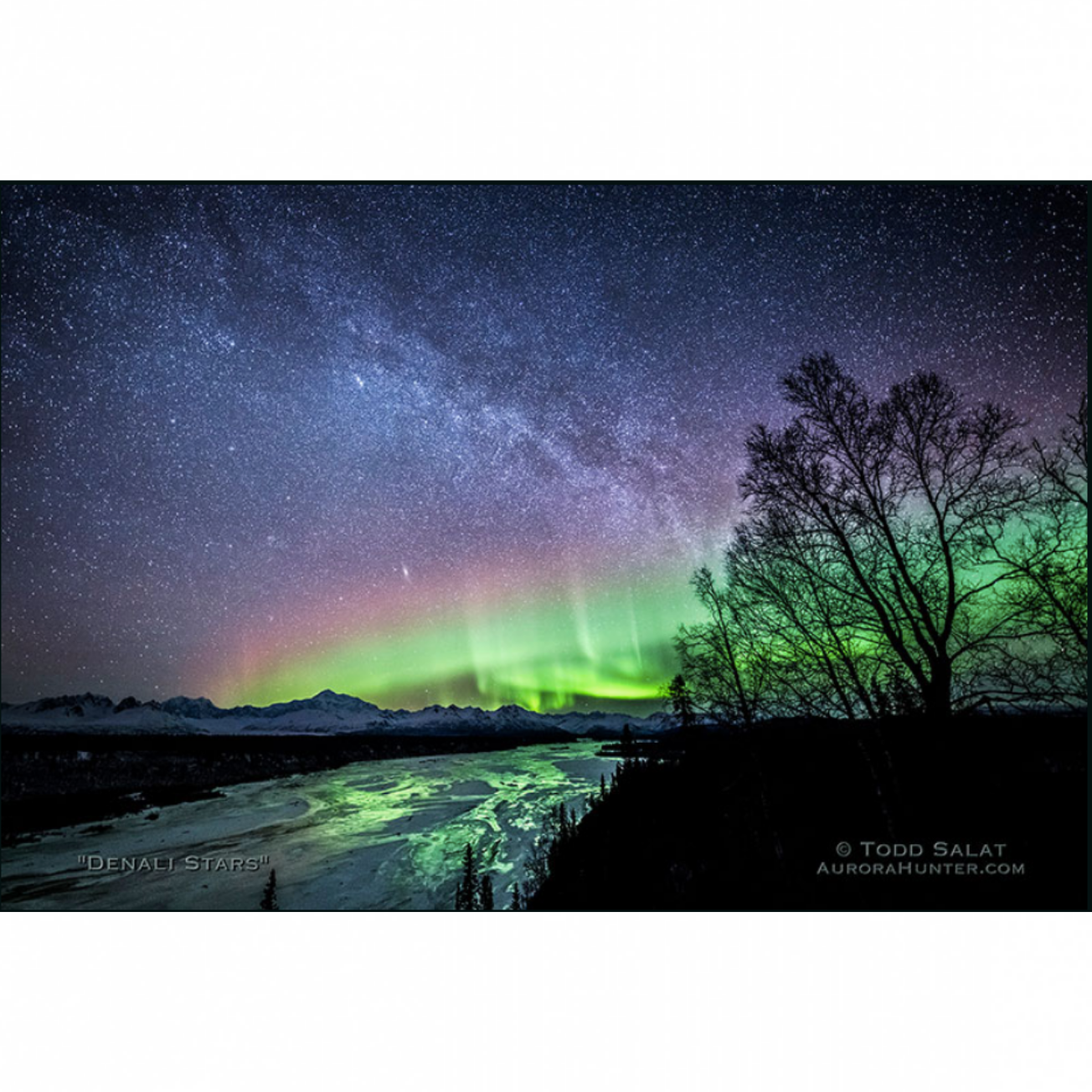 Denali Stars - Double Matted Print
