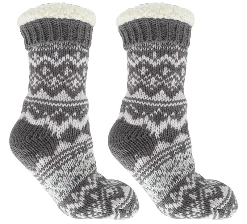 Old School Slipper Socks