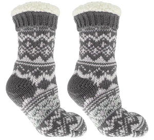 Old School Slipper Socks